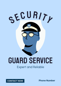 Security Guard Booking Poster