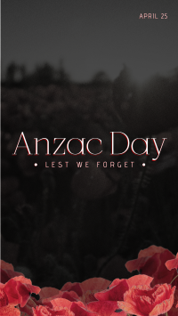 Anzac Poppies Facebook Story