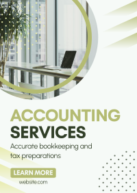 Accounting and Finance Service Poster