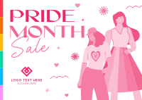 Pride Month Sale Postcard