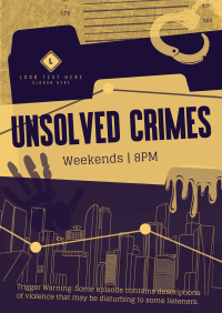 True Crime Podcast Poster