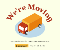 Truck Moving Services Facebook Post