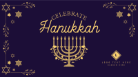 Hannukah Celebration Facebook Event Cover