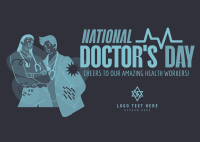 Doctor's Day Celebration Postcard