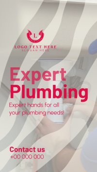 Doing Clean Plumbing Works Instagram Story