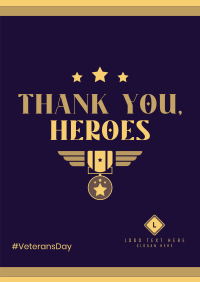 Thank You Heroes Flyer