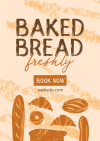 Freshly Baked Bread Daily Poster