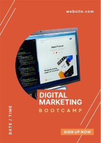 Digital Marketing Bootcamp Flyer