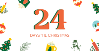 Quirky Christmas Countdown Facebook Ad