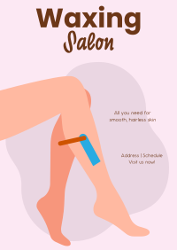 Waxing Salon Poster