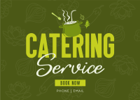 Delicious Catering Postcard