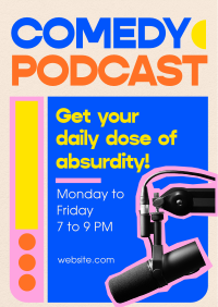 Daily Comedy Podcast Poster