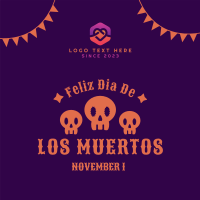 Dias De Los Muertos Greeting Instagram Post