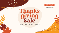 Thanksgiving Flash Sale Facebook Event Cover