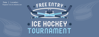 Ice Hockey Tournament Facebook Cover