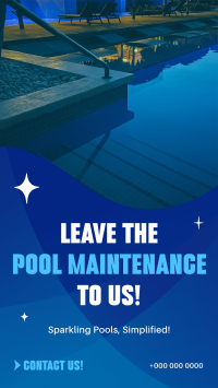 Pool Maintenance Service Instagram Reel Image Preview