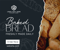 Baked Bread Bakery Facebook Post Image Preview