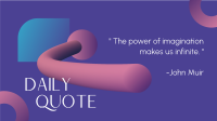 Aesthetic Daily Quote Zoom Background