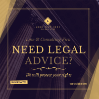 Legal Adviser Linkedin Post Design