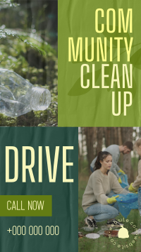 Community Clean Up Drive Facebook Story