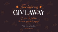 Thanksgiving Day Giveaway Animation