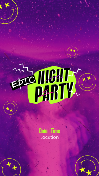 Epic Night Party Instagram Reel