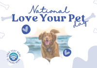 International Pet Day Postcard