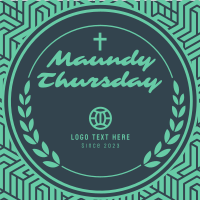 Maundy Thursday Holy Thursday Instagram Post