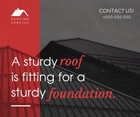 Professional Roofing Service Facebook Post