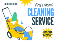 Cleaning Professional Postcard example 3