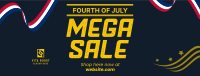 4th of July Sale Facebook Cover Image Preview