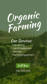 Farm for Organic Instagram Story