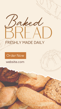 Baked Bread Bakery Instagram Story