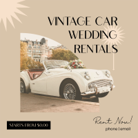 Wedding Car Instagram Post example 4