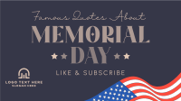 In Honor of Memorial Day YouTube Video