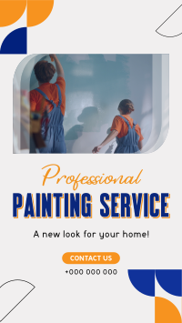 Professional Painting Service Facebook Story