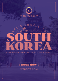 Travel to Korea Poster