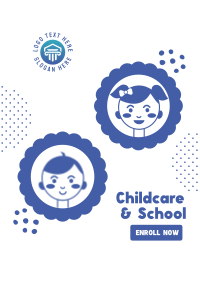 Childcare and School Enrollment Flyer