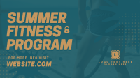 Summer Fitness Training Animation Design