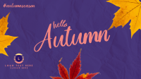 Autumn Leaves Zoom Background Design