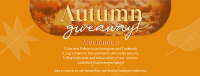 Autumn Leaves Giveaway Facebook Cover Design