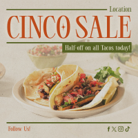 Cinco De Mayo Food Promo Instagram Post