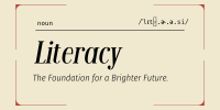 Literacy Defined Twitter Post