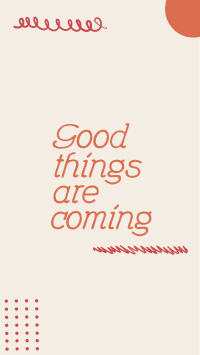 Good Things are Coming Instagram Story Design