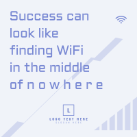 WIFI Motivational Quote Instagram Post Design