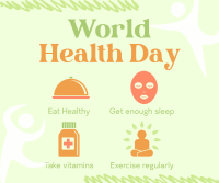 Health Day Tips Facebook Post