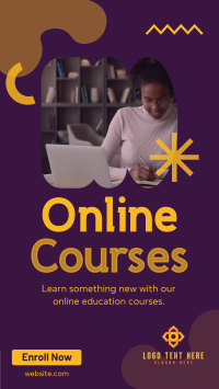 Online Education Courses Instagram Story