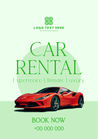 Lux Car Rental Flyer