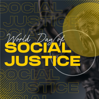 Straight Forward Social Justice Instagram Post Design