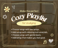 Cozy Comfy Music Facebook Post